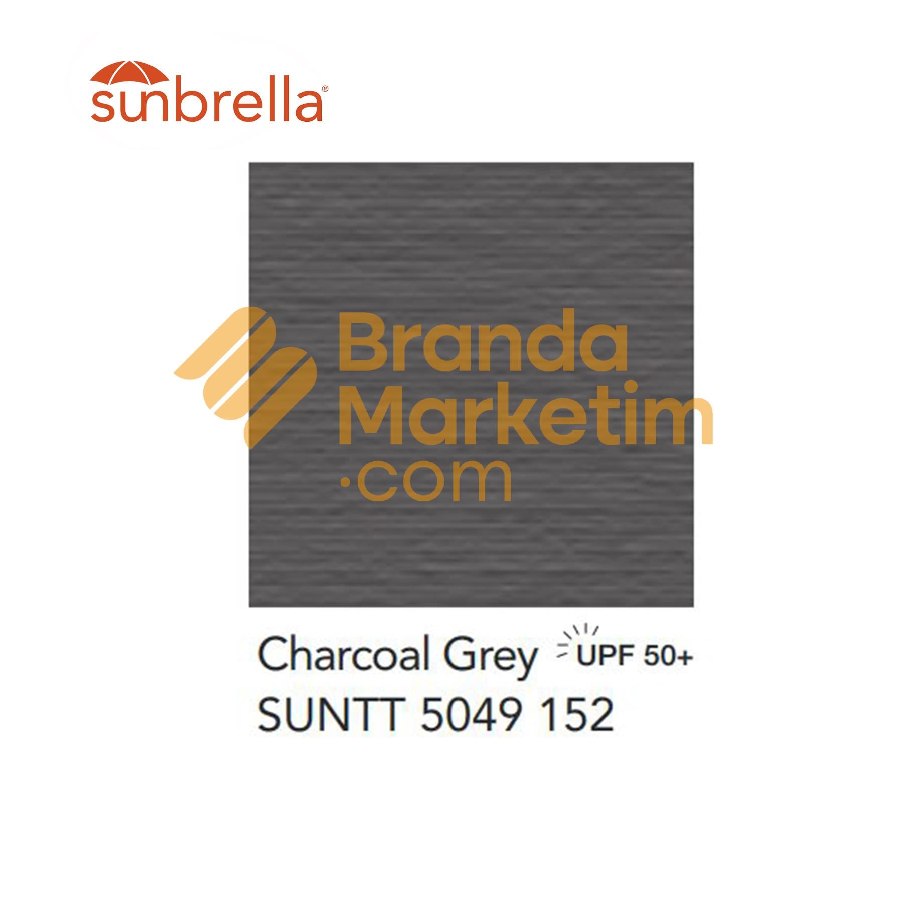 SUNBRELLA PLUS CHARCOAL GREY-5049