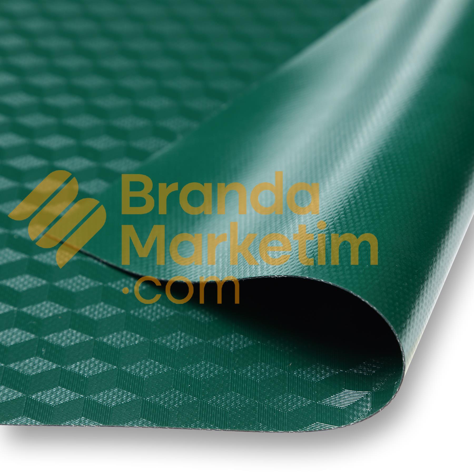 3D Blockout-PVC Pergola Tarpaulin Fabric-Green