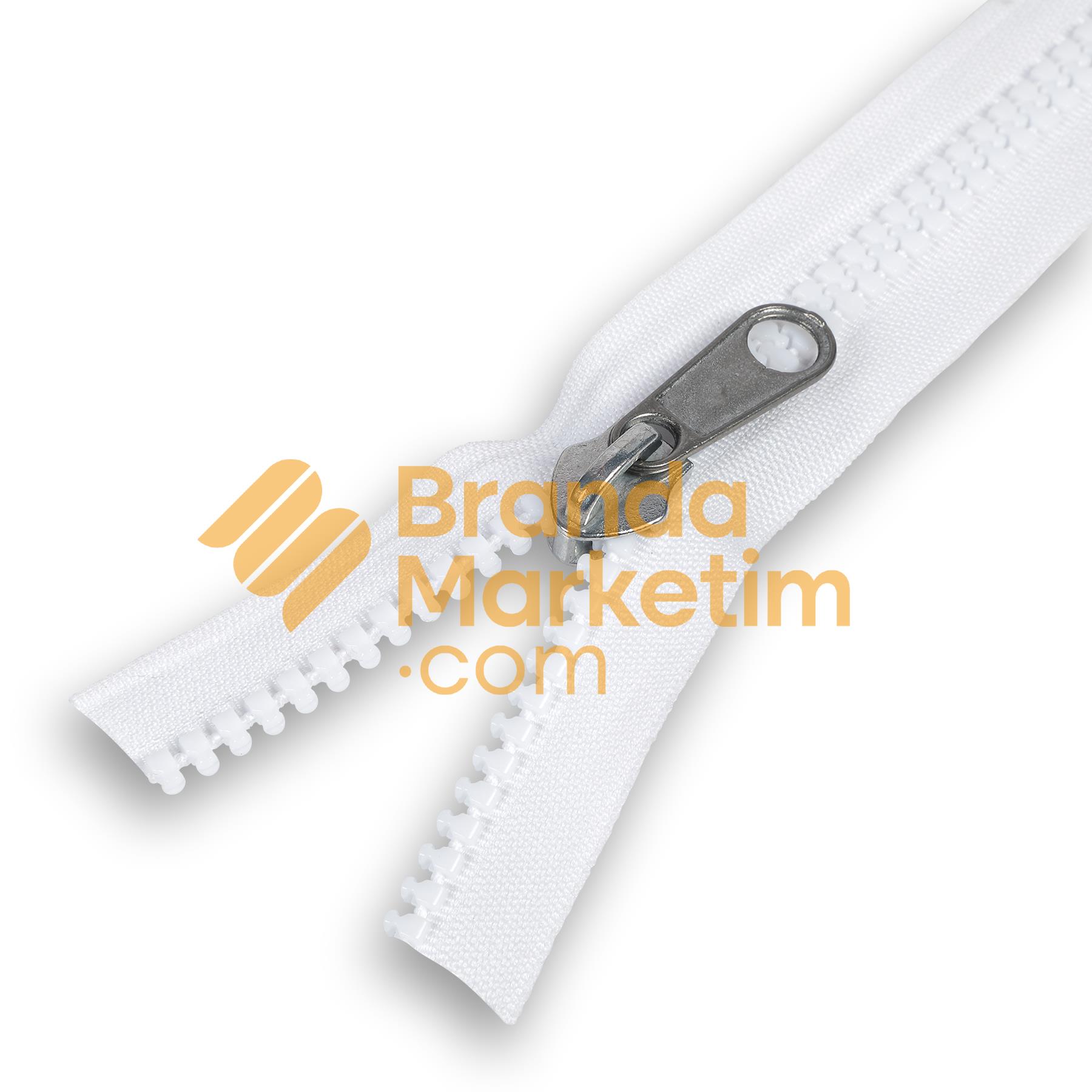 Tarpaulin Zipper Bone White-50 Meters