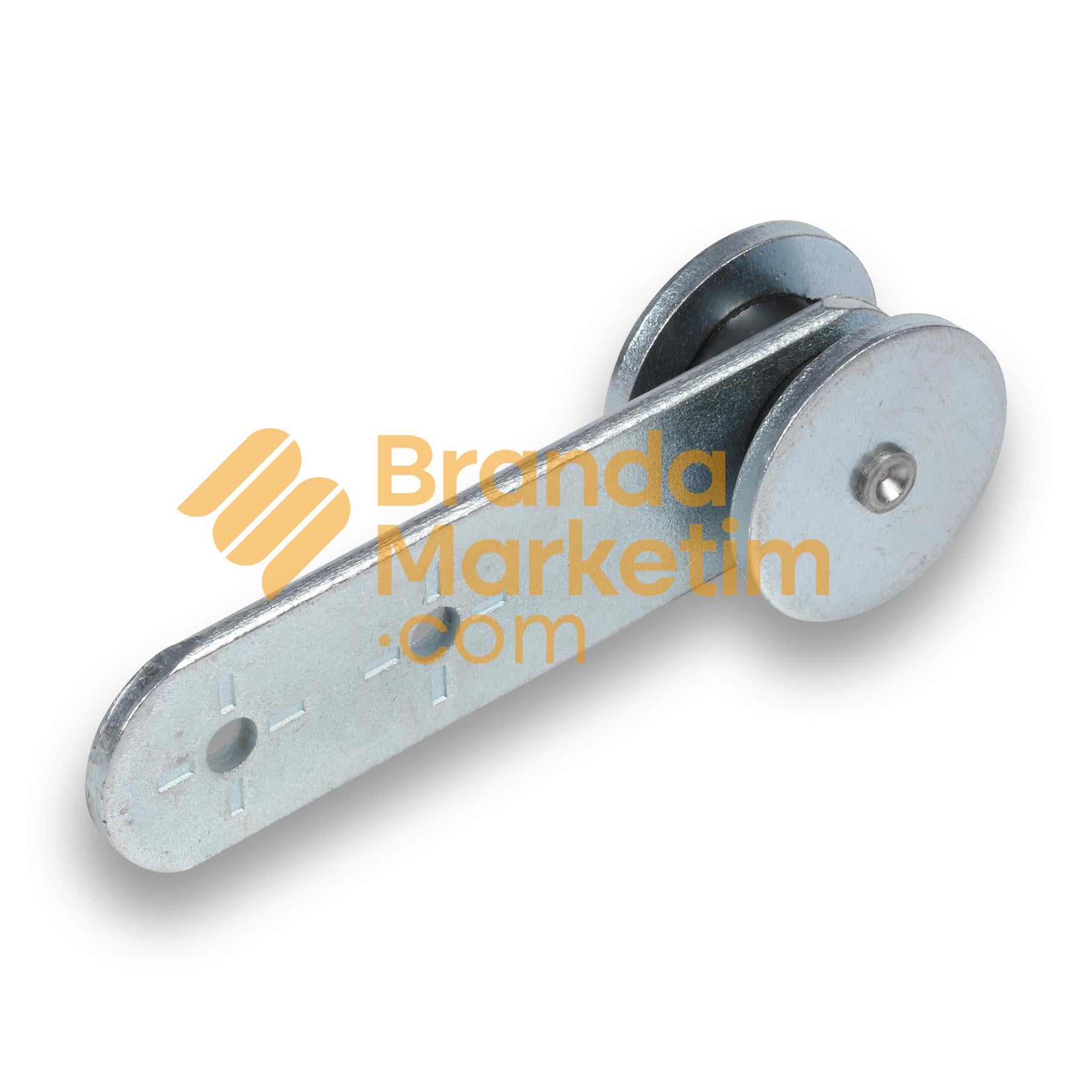 Branda Perde Makarası Çelik-Düz