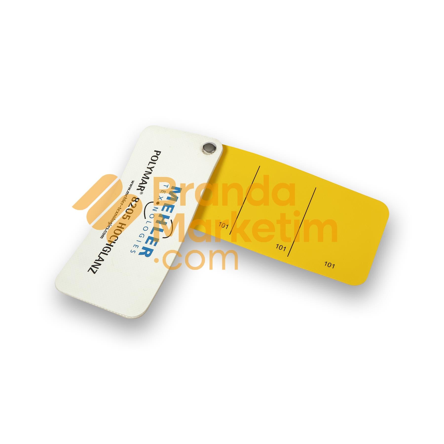 Mehler PVC Tarpaulin Fabric-680 gr/mt2-101 Yellow