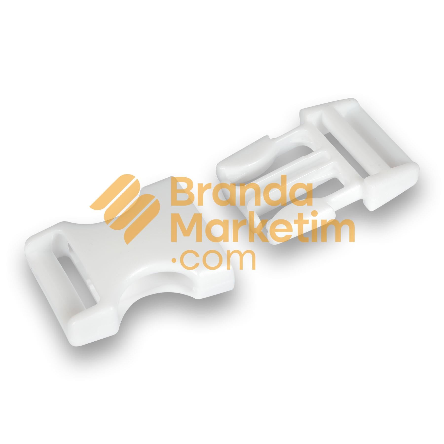 Plastic Passing Buckle White-10 pieces