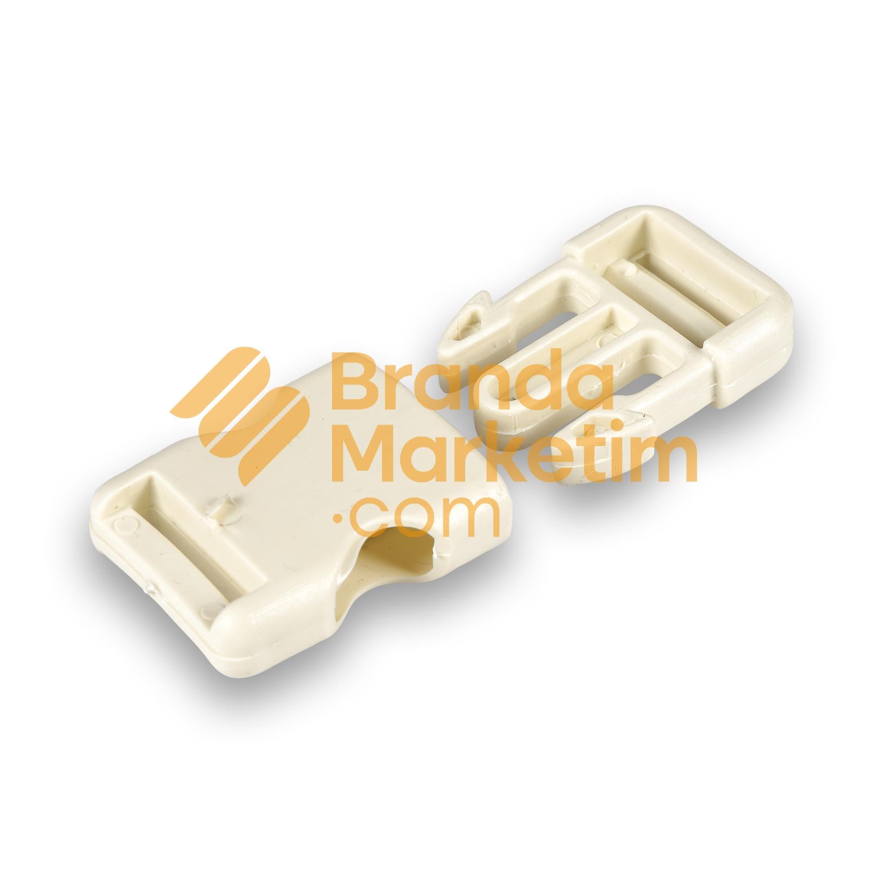 Plastic Passing Buckle Cream-10 pieces