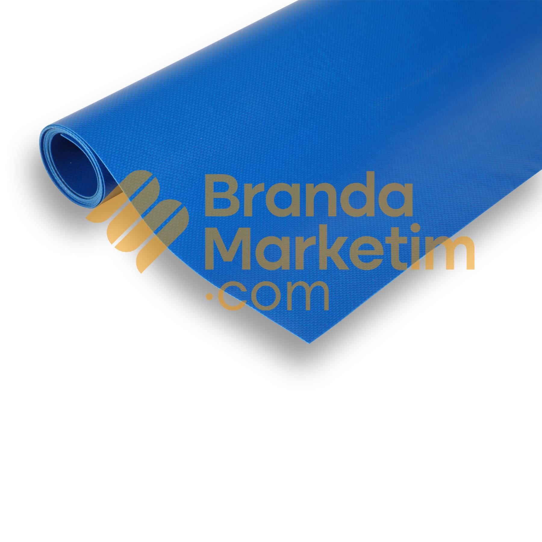 Polyester Branda Kumaşı-440 Gr/Mt2-Mavi (140 Cm En)