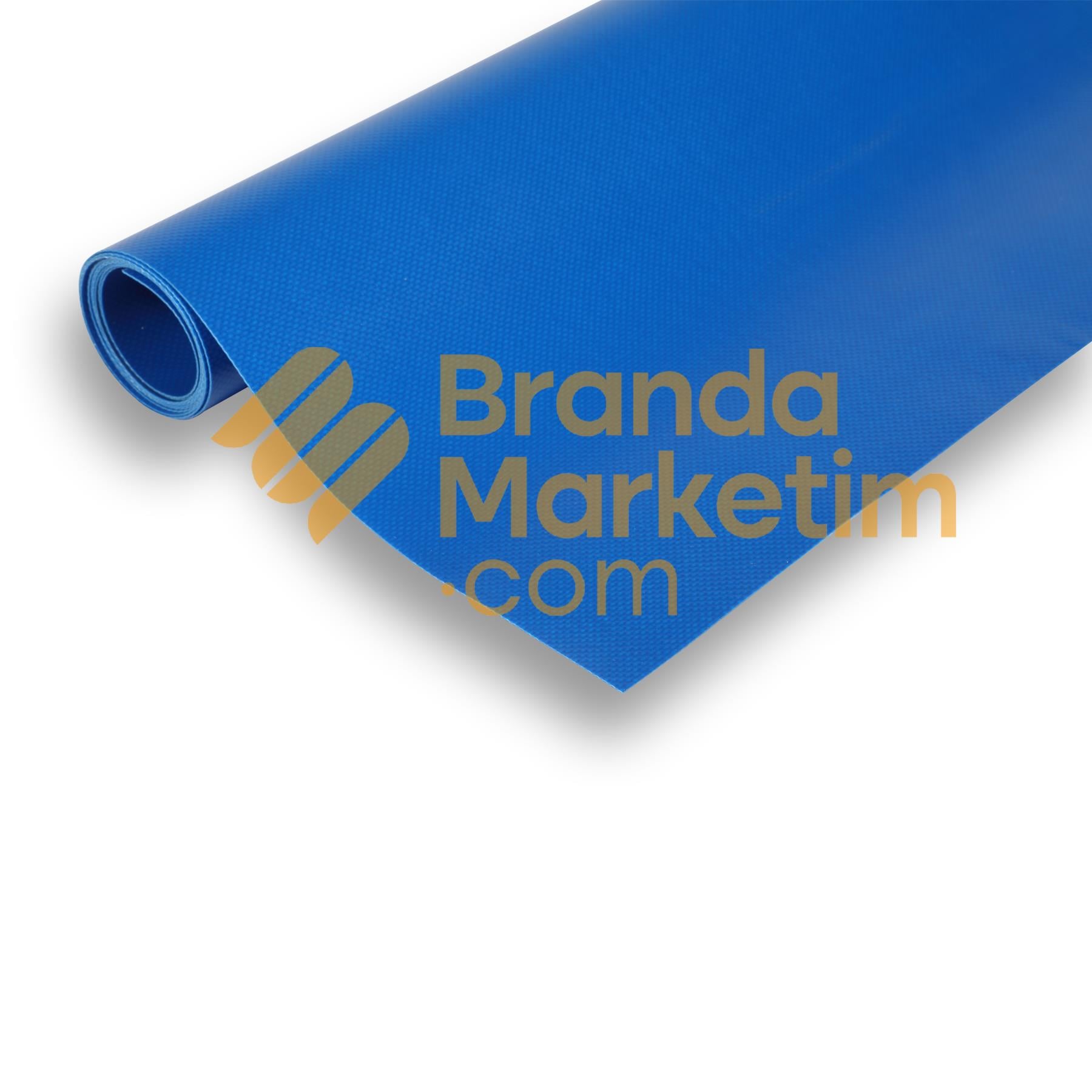Polyester Branda Kumaşı-650 Gr/Mt2-Mavi (150 Cm En)