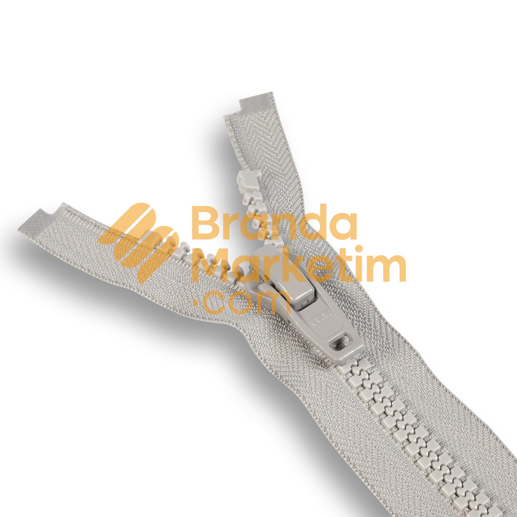 Ykk Tekne Tentesi Fermuarı Gri- 2.5 MT