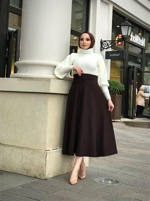 A Kesim Etek Kahverengi