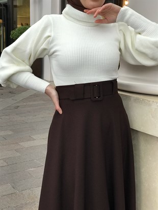 A Kesim Etek Kahverengi