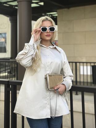 Alara Saten Gömlek Taş