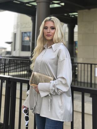 Alara Saten Gömlek Taş