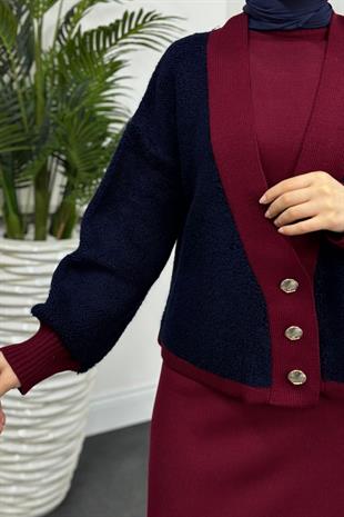 Alonso Hırka Takım  Bordo