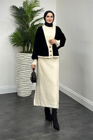 Alonso Hırka Takım Krem