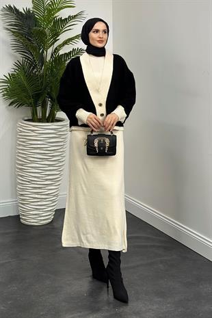 Alonso Hırka Takım Krem