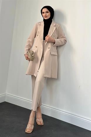 Anden Blazer Ceket Takım Taş