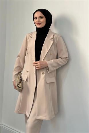 Anden Blazer Ceket Takım Taş