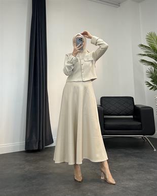 Angie Scuba Takım Bej