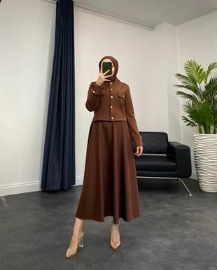 Angie Scuba Takım Kahverengi