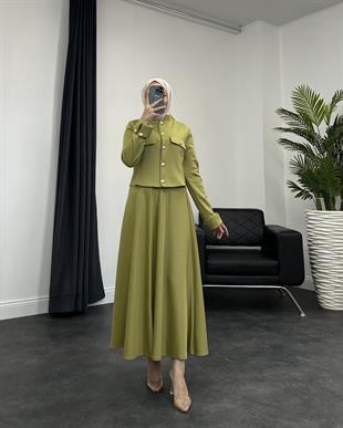 Angie Scuba Takım YağYeşili