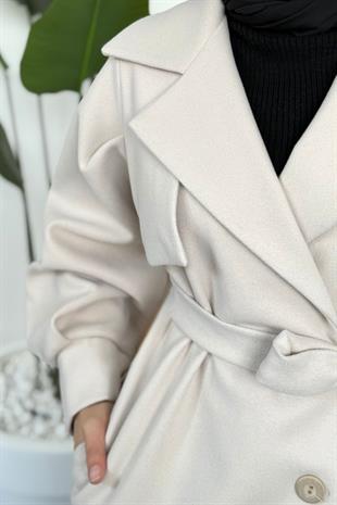 Areson Cepkenli  Astarlı Kaban Krem