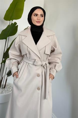 Areson Cepkenli  Astarlı Kaban Krem