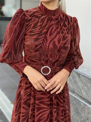 Asena Karpuz Kol Abiye Kiremit 