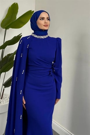 Aurelia Balık Kesim Krep Abiye Sax