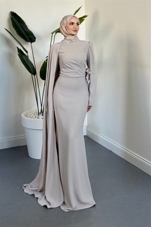 Aurelia Balık Kesim Krep Abiye Taş