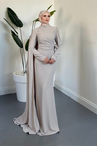 Aurelia Balık Kesim Krep Abiye Taş