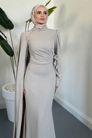 Aurelia Balık Kesim Krep Abiye Taş