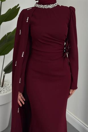 Aurelia Balık Kesim Krep Abiye Vişne Çürüğü