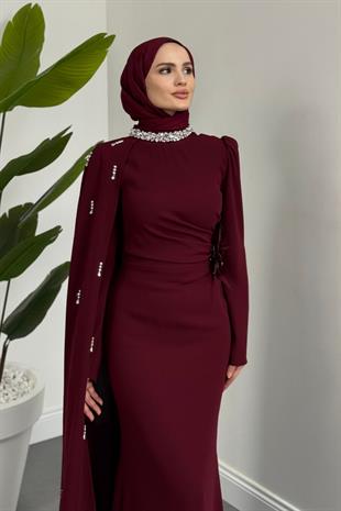 Aurelia Balık Kesim Krep Abiye Vişne Çürüğü