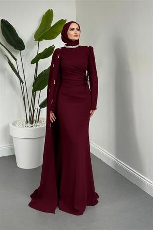 Aurelia Balık Kesim Krep Abiye Vişne Çürüğü