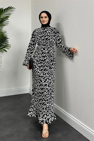 Ayende Elbise Beyaz Zebra