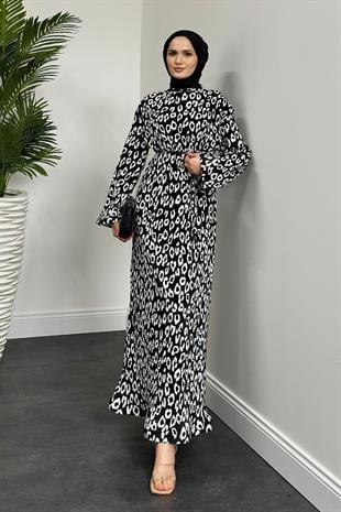 Ayende Elbise Beyaz Zebra