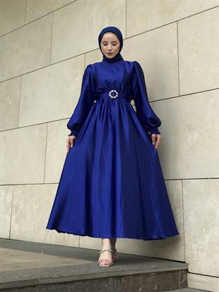 Balon Kol Saten Abiye Saks