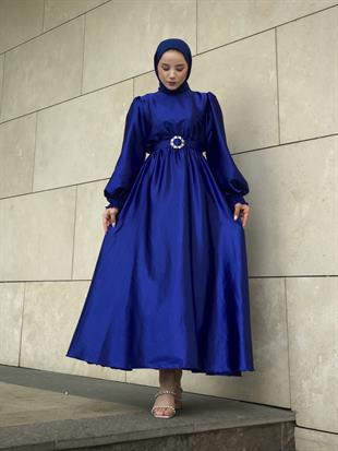 Balon Kol Saten Abiye Saks