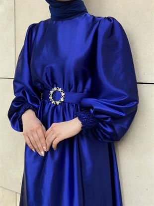 Balon Kol Saten Abiye Saks