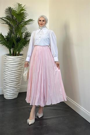 Begonya Vual Etek Pembe