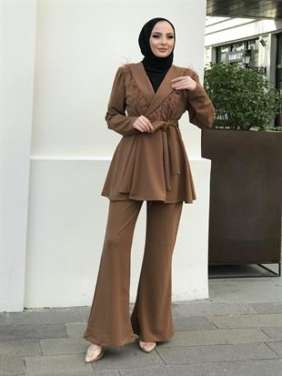 Bella Takım Kahverengi