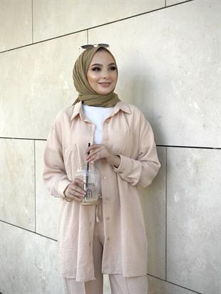 Berry Keten Takım Bej