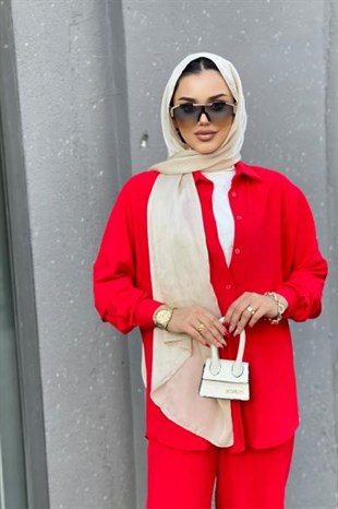 Bürümcük İkili Takım Kırmızı