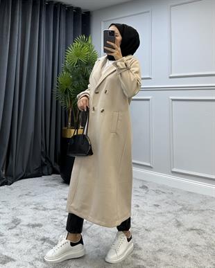 Cara Kolu Kemerli Kaban Bej