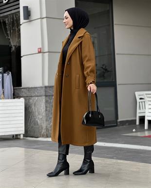 Cara Kolu Kemerli Kaban Hardal