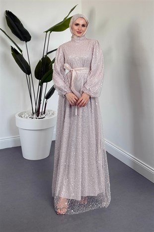 Celeste Pul Payet Abiye Krem 