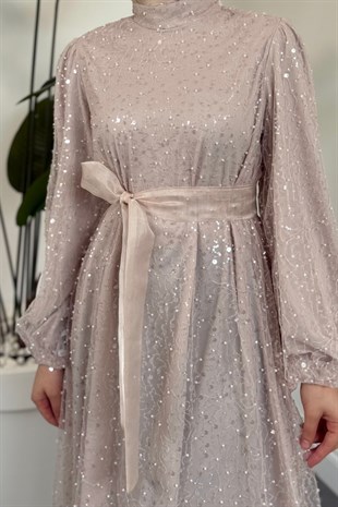 Celeste Pul Payet Abiye Krem 