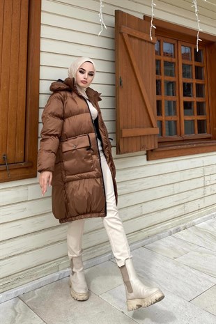 Cepli Boyfriend Mont Kahverengi