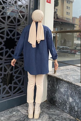 Cepli Gömlek Lacivert