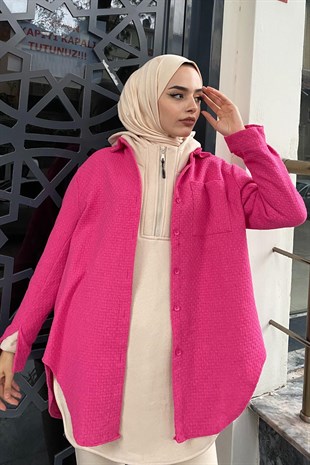 Cepli Gömlek Pembe