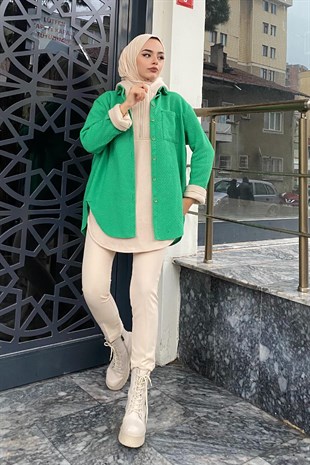 Cepli Gömlek Yeşil