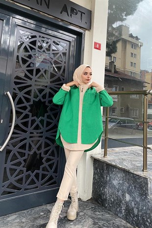 Cepli Gömlek Yeşil